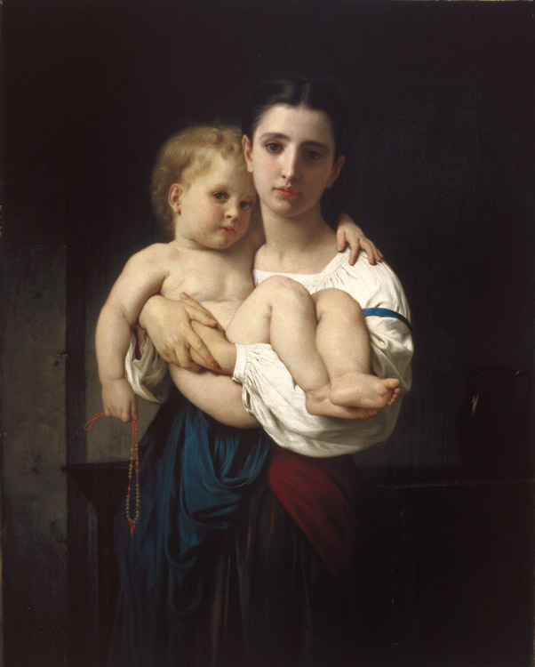 Adolphe William Bouguereau The Elder Sister (mk26)